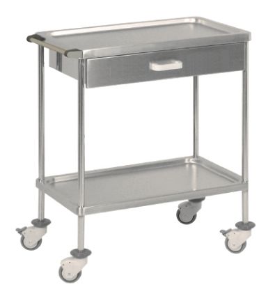 Trolley Auxilliary Select 680X420x1040mm 2 Drawers/2 Shelves