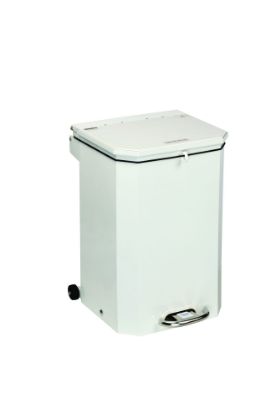 Bin Pedal 50 Ltr With White Lid For Amalgam Waste