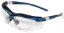 Equinox Safety Glasses (Unodent) Clear Lens Blue Frame x 1 Pair