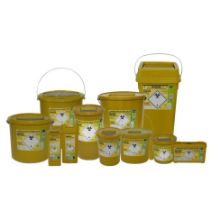 Sharps Bin+Lid 1Ltr Eco Yellow