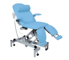 Chair Podiatry Fusion (Split Leg) Electric Head Cool Blue