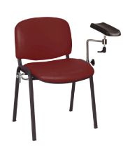 Chair Phlebotomy (Sunflower) Anti-Bacterial Vinyl Red Wine