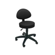 Stool Examination (Sunflower) Back Rest Castor Base Black