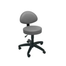 Stool Examination (Sunflower) Back Rest Castor Base Grey