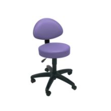 Stool Examination (Sunflower) Back Rest Castor Base Lilac