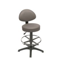 Stool Examination (Sunflower) Back Rest Glider Base & Foot Ring Grey