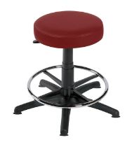 Stool Examination (Sunflower) Foot Ring/Glider Base Red Wine