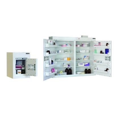 Cabinet C-Drugs 1 Door 85X50x45cm 4 Shelves With Warning Light