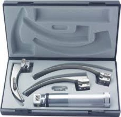 Orion Macintosh Laryngoscope Set 2 3 4 Reusable + C Handle + Bulb